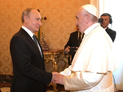 В Союзе староверов заявили, что Папа Римский разделяет мнение Путина о Газе