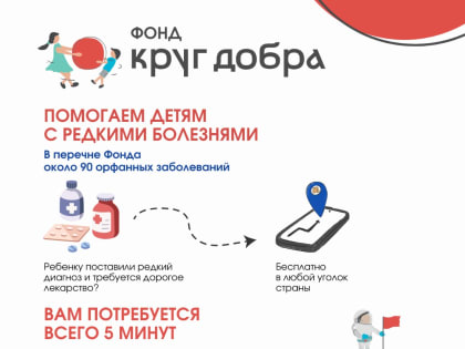 Информационный листок от Фонда «Круг добра»