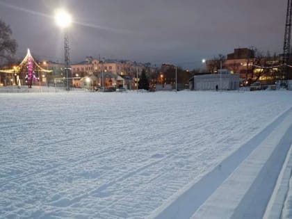 В Люберцах все желающие могут бесплатно покататься на лыжах на стадионах