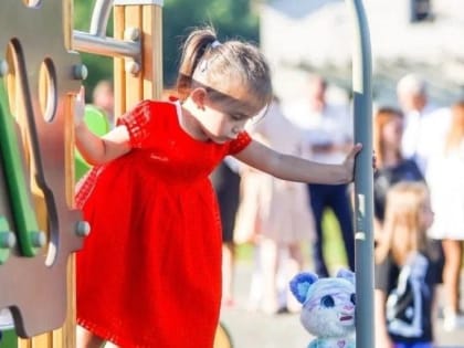 Современные детские игровые площадки появились в подмосковной Кашире