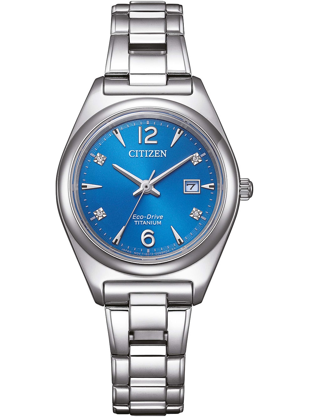 Citizen Ew2601 81l Eco Drive Titanium Ladies Watch 29mm 10atm