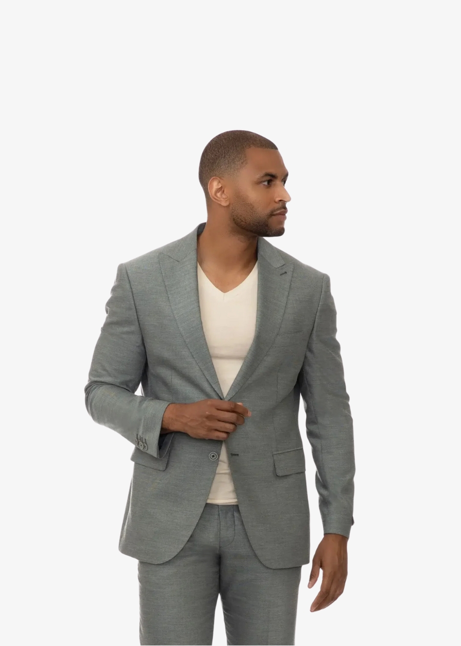 Slim Fit Blazer Sea Green