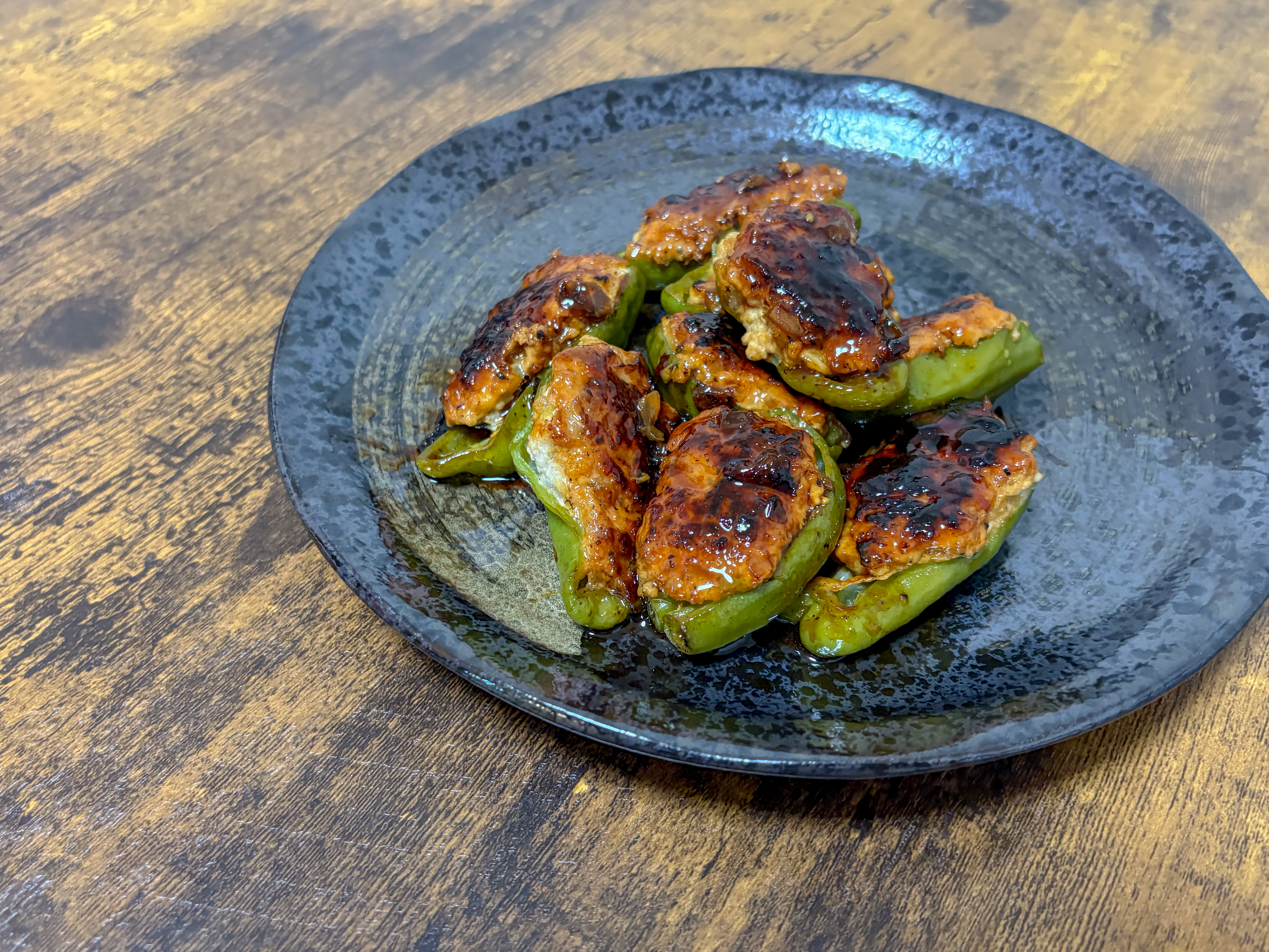 ピーマンの肉詰め