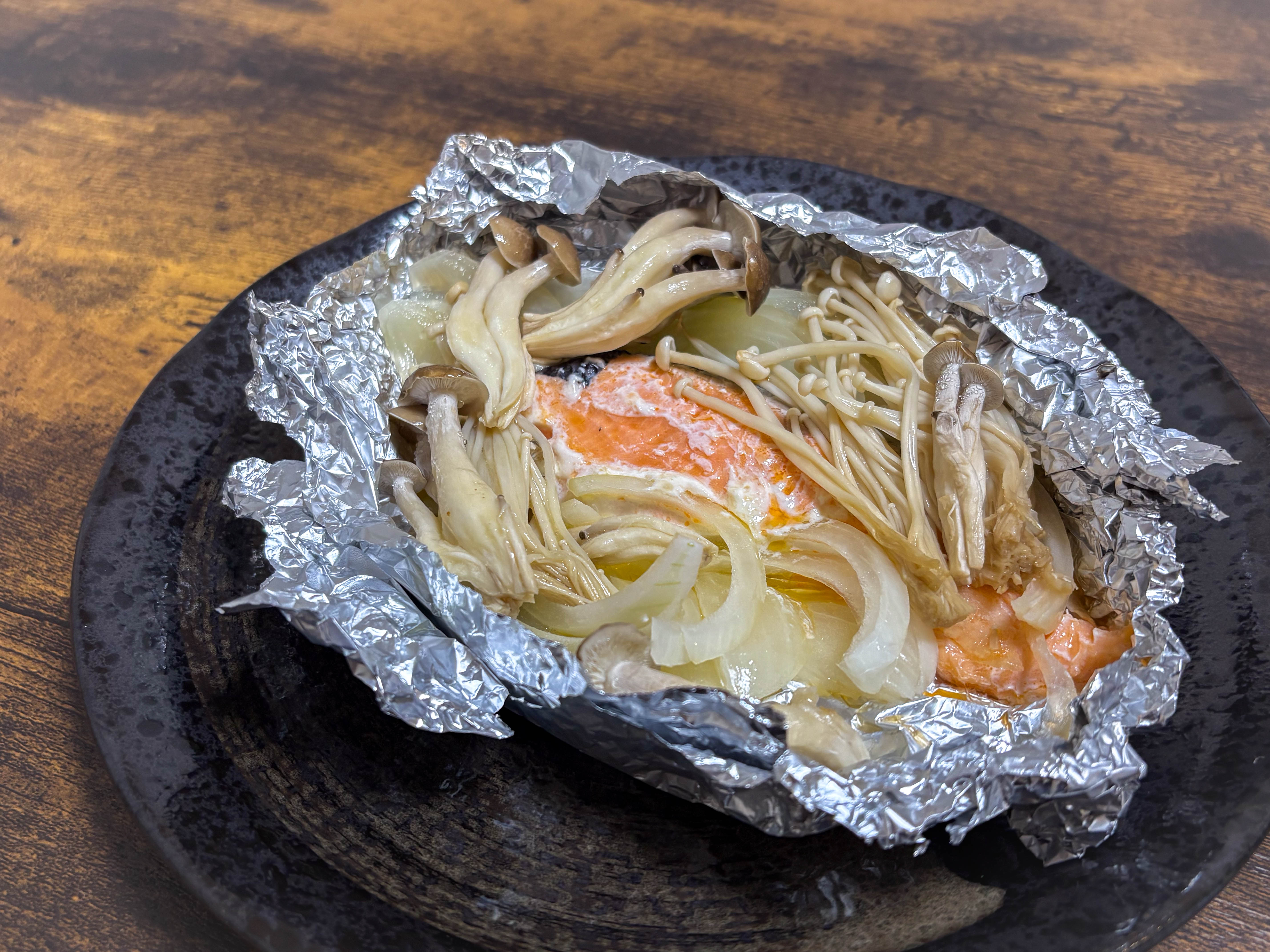 鮭のホイル焼き