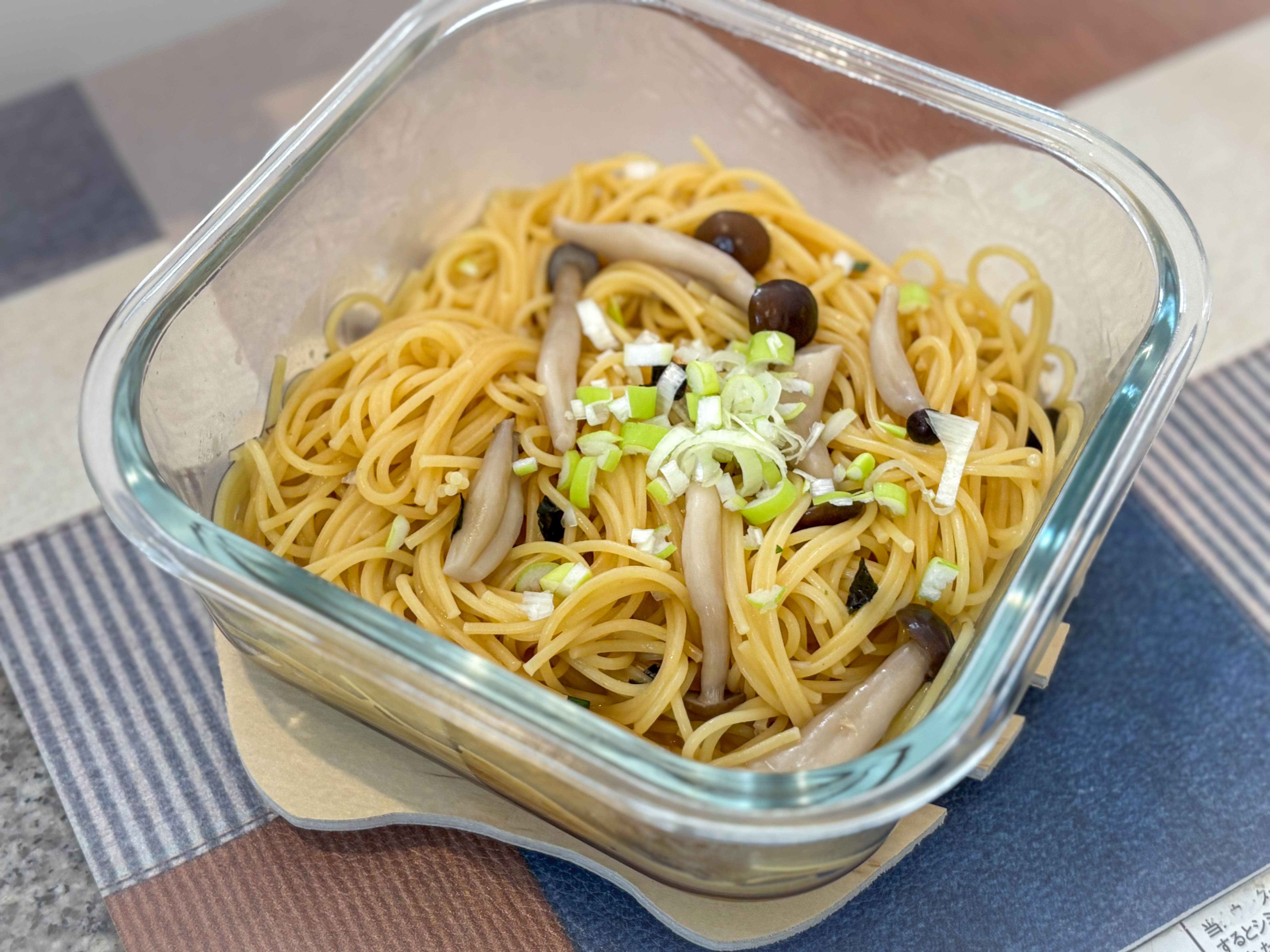 お吸い物の素で簡単！和風パスタ