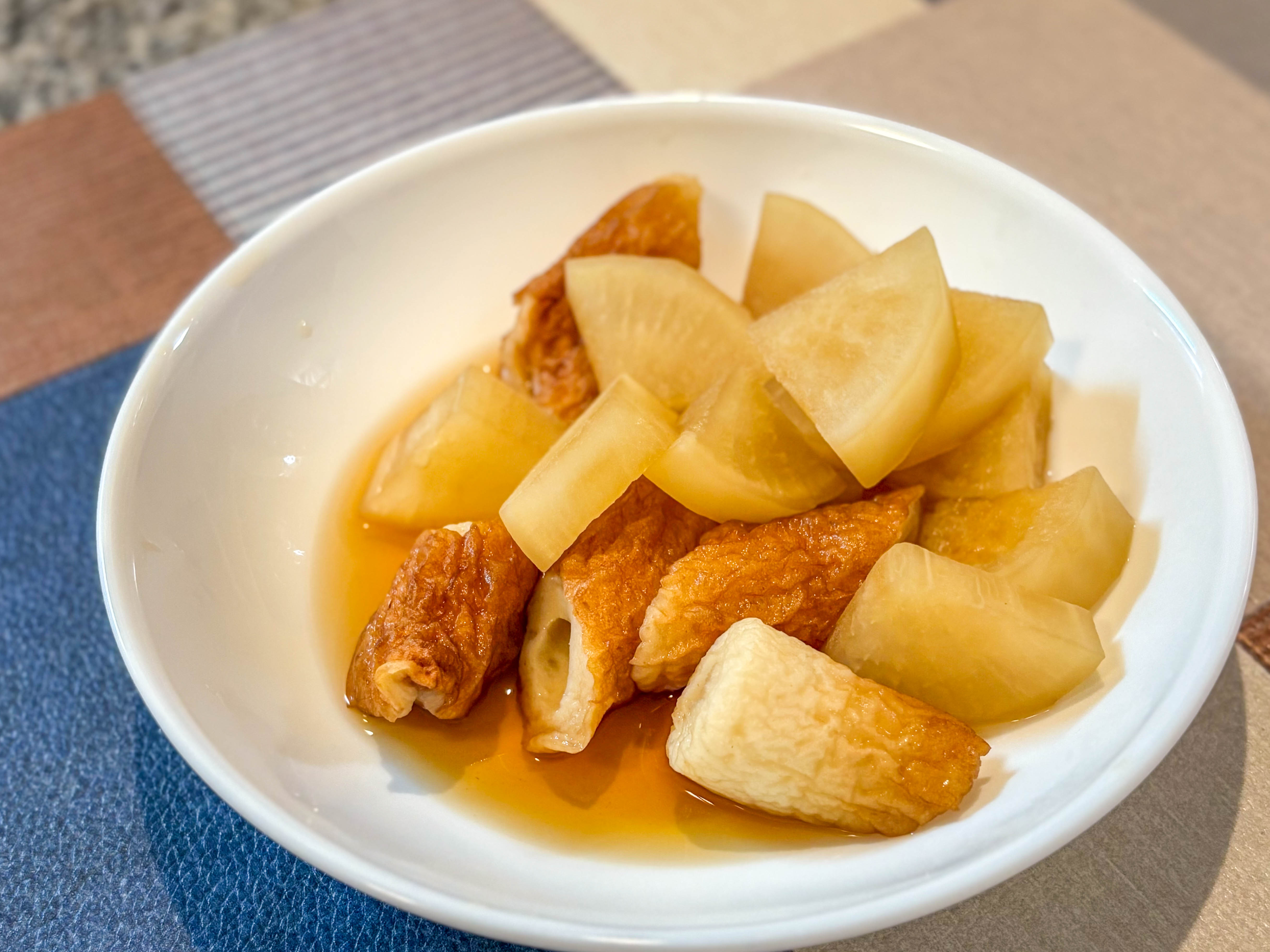 レンジで簡単!大根とちくわの煮物