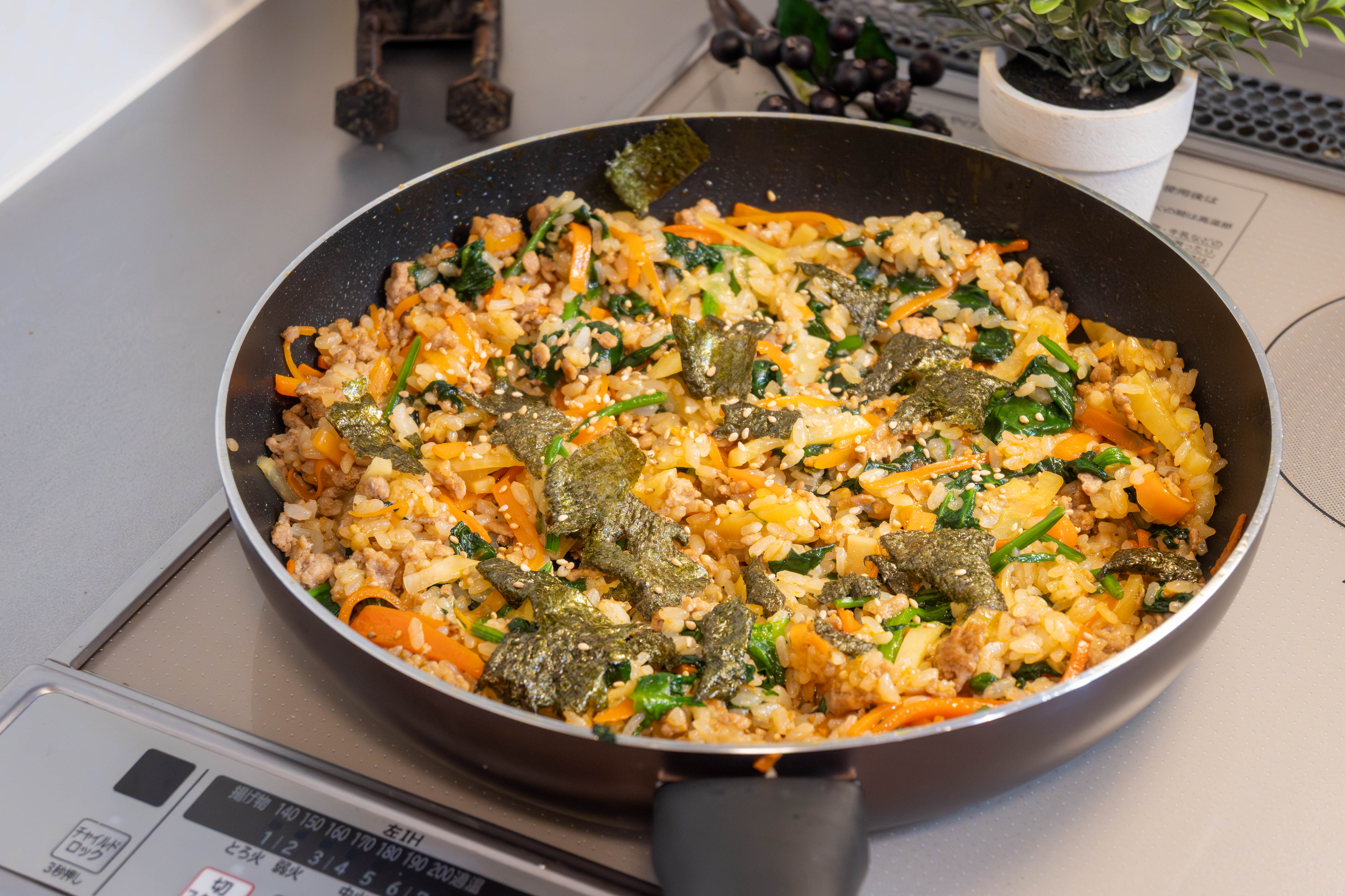 ワンパンでできる！巻かないキンパ