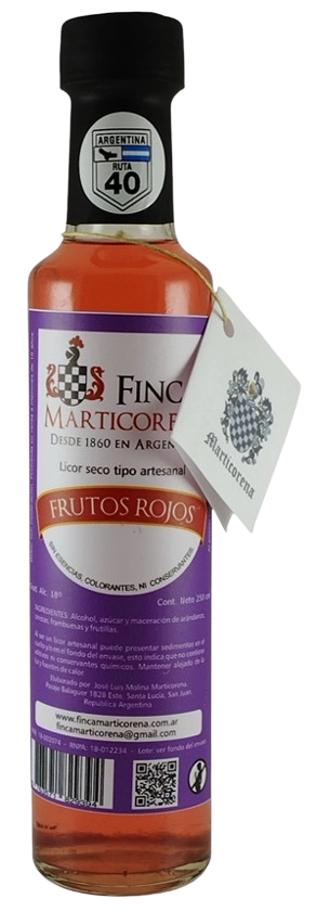 Licor de Frutos Rojos