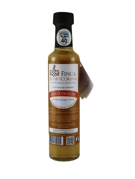 Dulce de leche con nuez, almendra y whisky