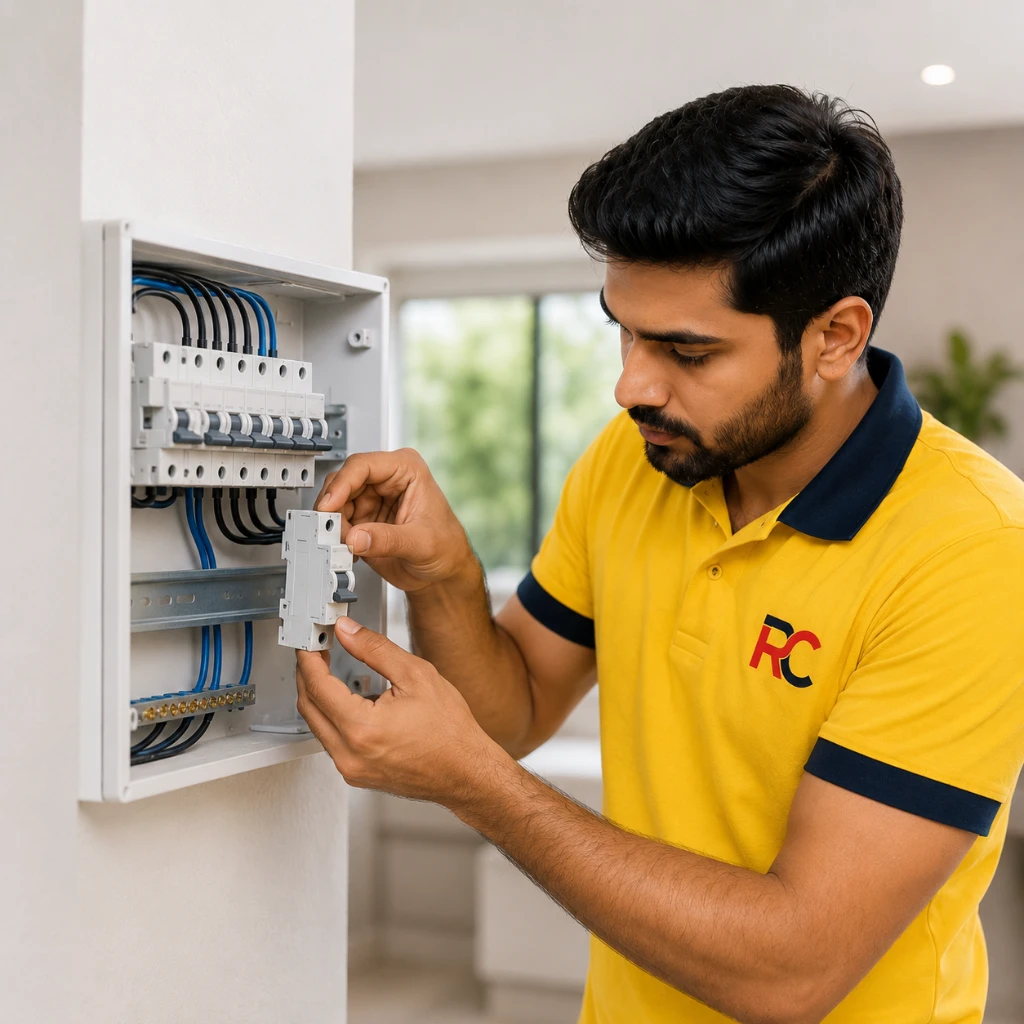 Single-pole MCB Installation