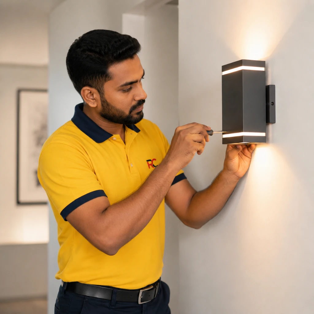 Wall/Ceiling light Installation