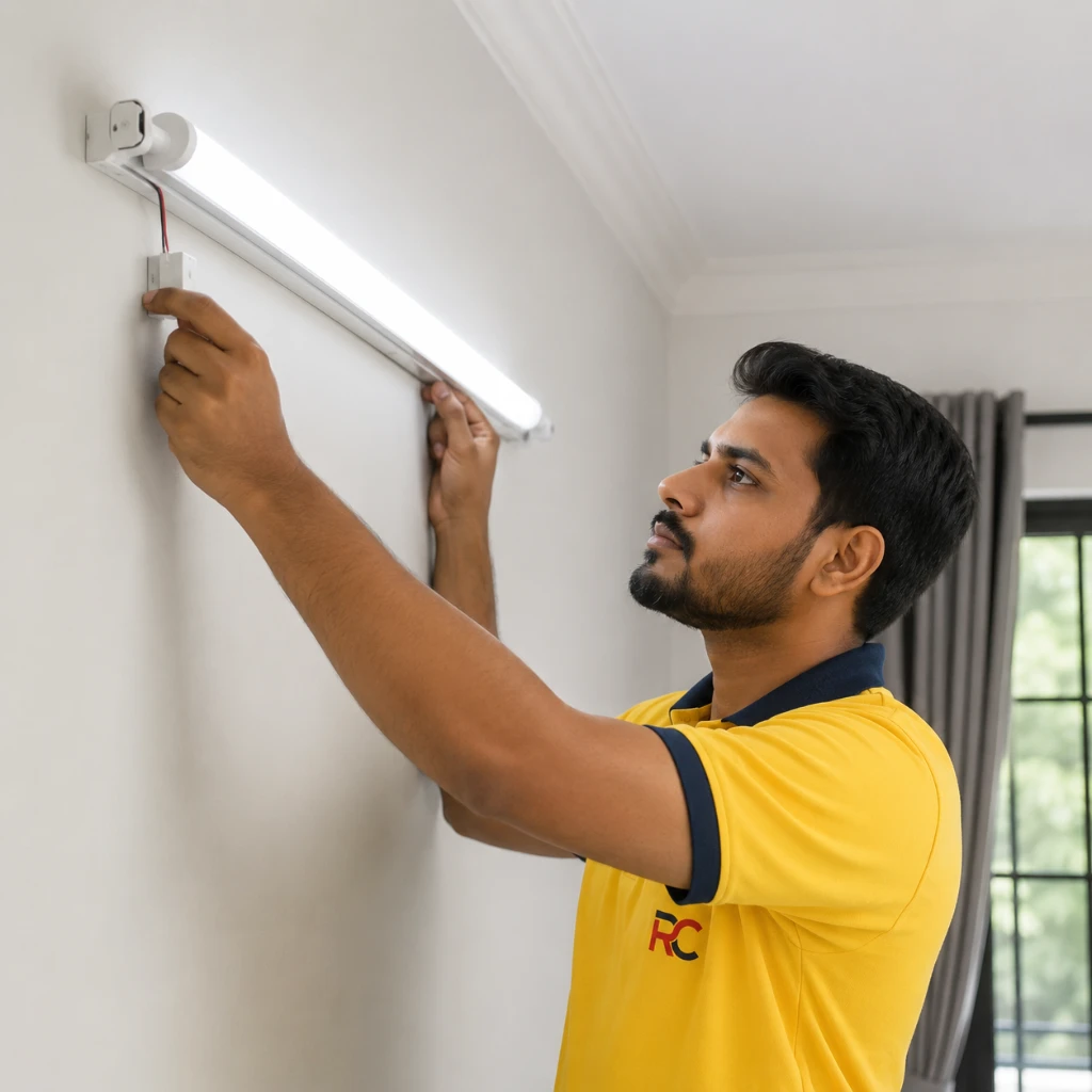 Bulb/Tube Light Holder Installation
