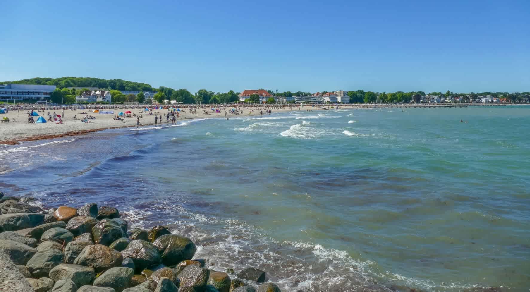 Image of Travemünde to show that the sea level is rising