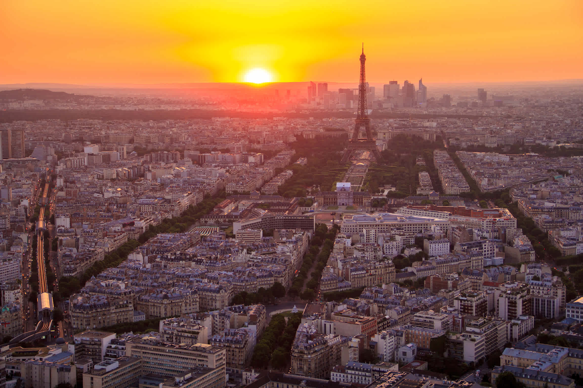 Paris von Oben gesehen