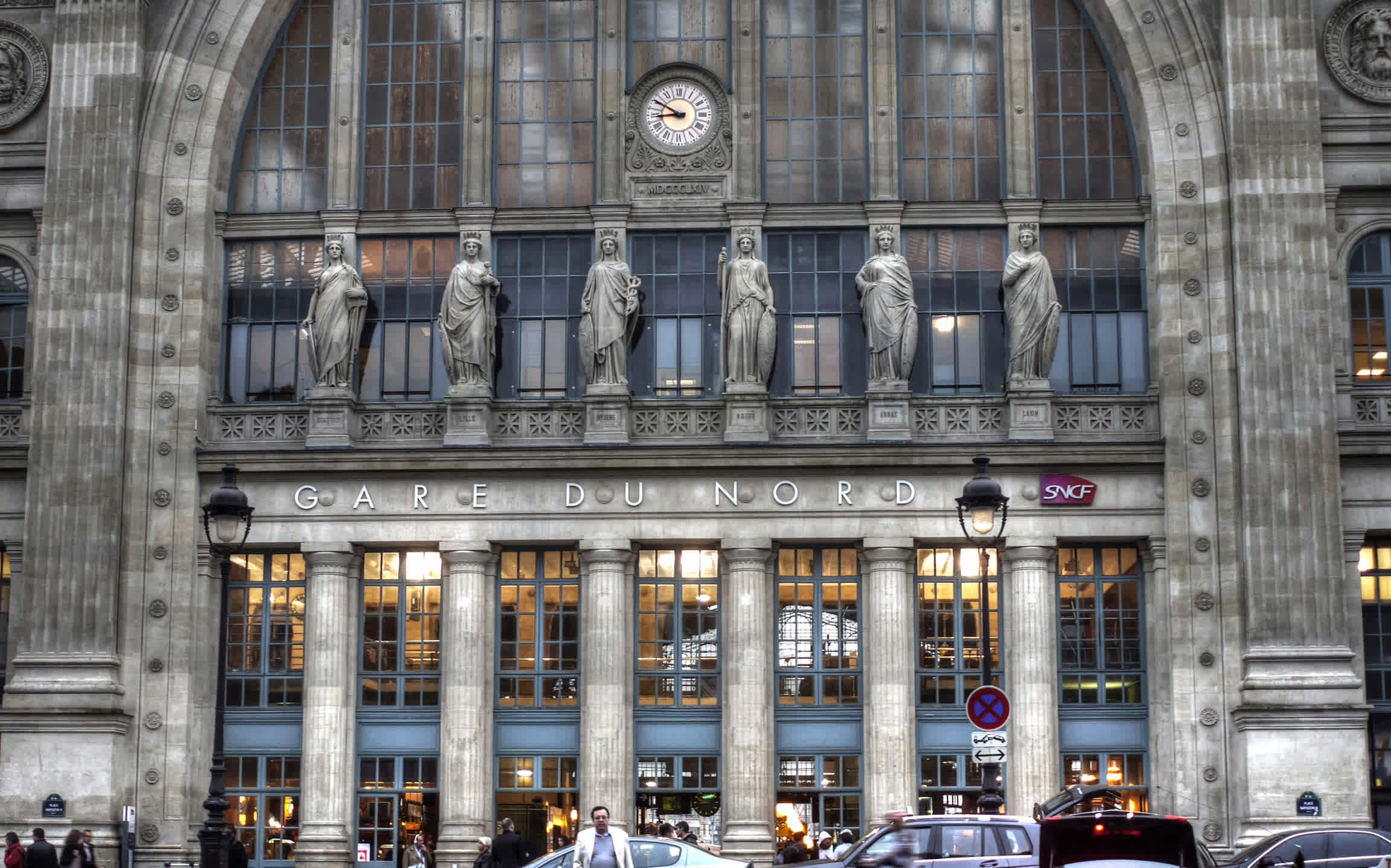 Fassade des Gare du Nord