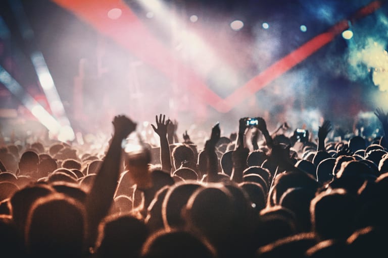 punkrock konzert publikum