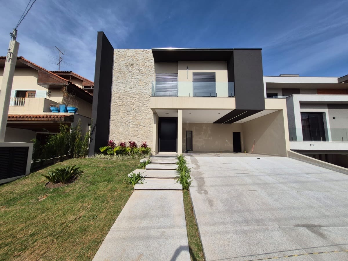 Alphaville Residencial 6 | Casa Nova com 4 Suítes, Pé-Direito Duplo e Piscina com SPA - foto 1