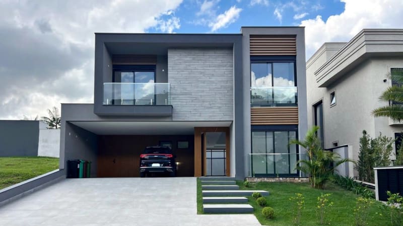 Casa em Condomínio para Venda, Santana de Parnaíba / SP, 4 dormitórios, sendo 4 suítes, 6 vagas de garagem, área construída 372,00 m², terreno 459,00 m²