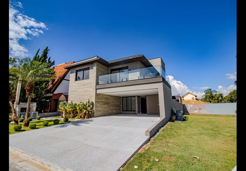 Elegância Contemporânea com 4 Suítes, Piscina e Espaço Gourmet no Alphaville Residencial 6