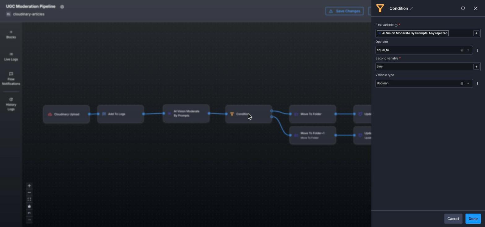 4. Branch on Any rejected == true