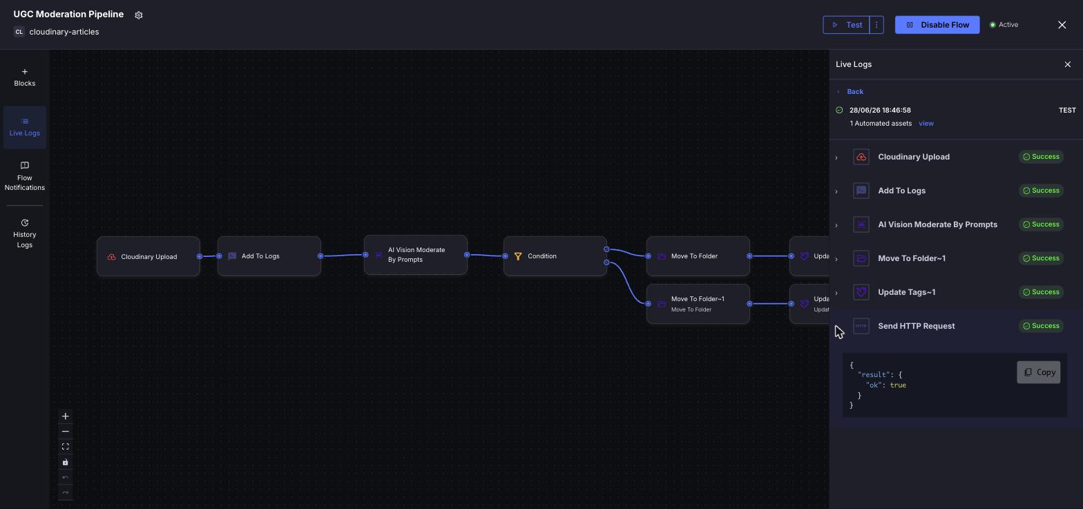 6. Verify with a test run