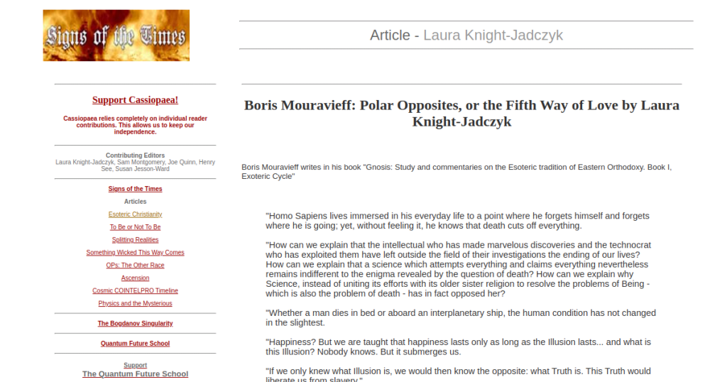 Boris Mouravieff: Polar Opposites, or the Fifth Way of Love by Laura Knight-Jadczyk