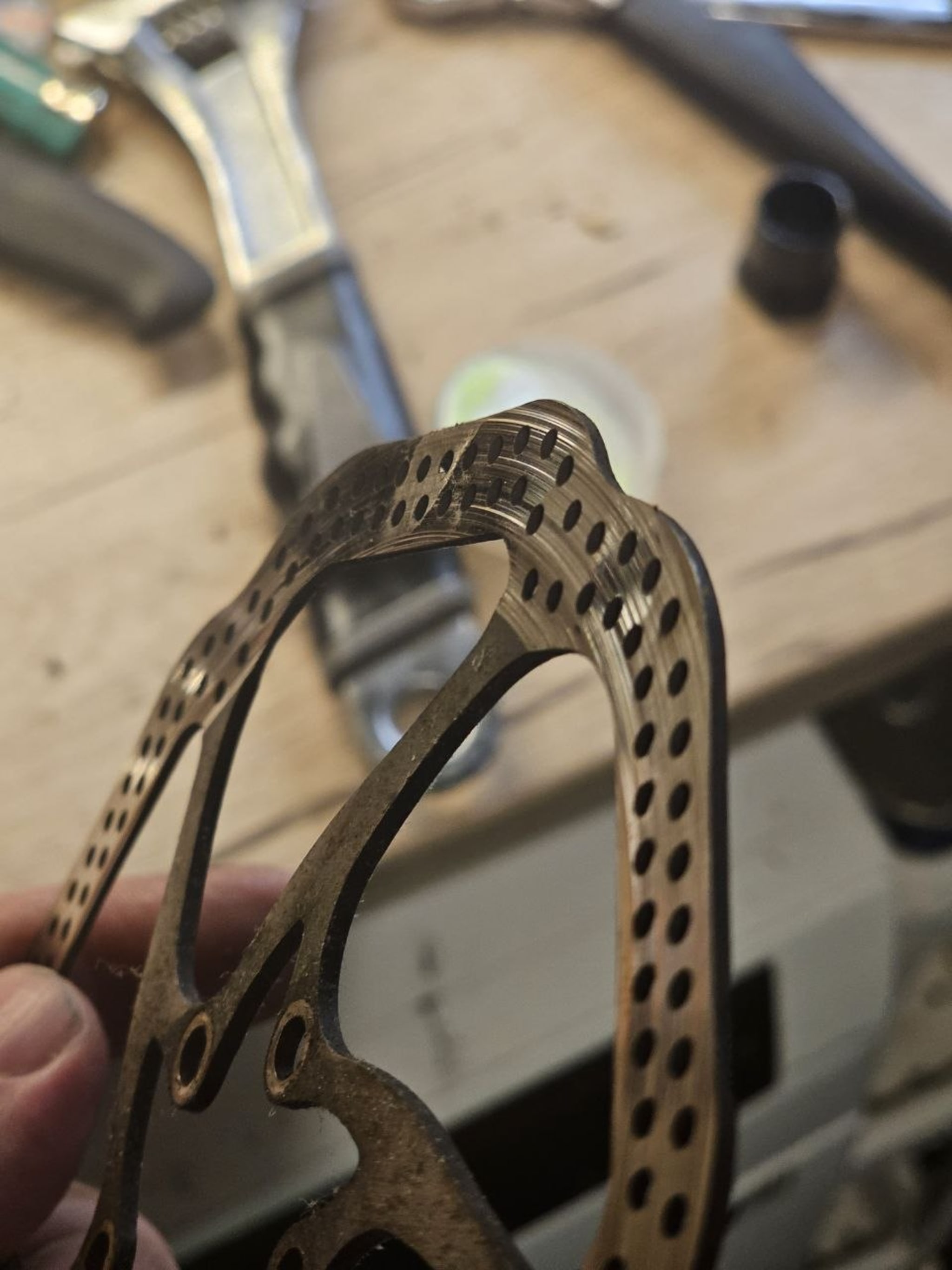 But...when I started taking the bike apart I was shocked how worn all the parts were.