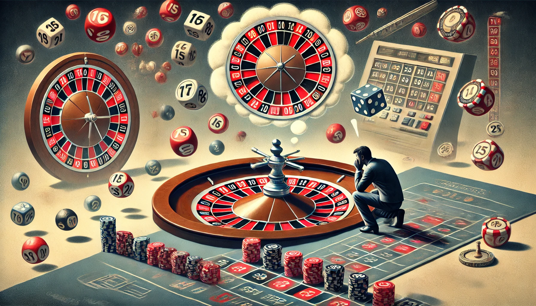 Illustration of the Gambler's Fallacy concept