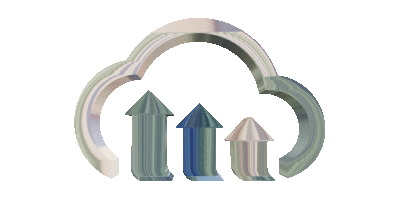 Cloudinary logo with different texture