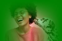 Gradient faded image with multiple effects