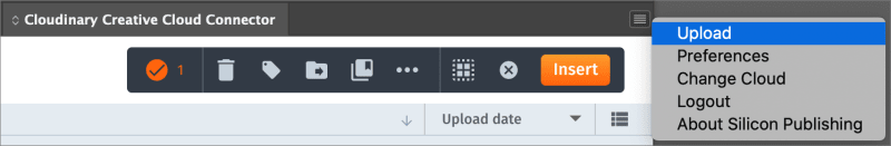Upload option