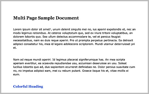 Word document thumbnail