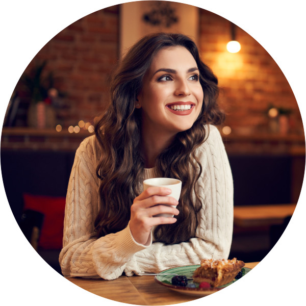 Properly framed portrait with centered face