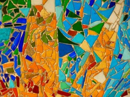 Original image of a Gaudi mosaic