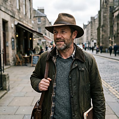 A man with a hat