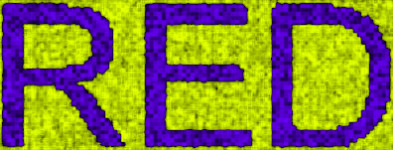 Red and green colors changed to purple and yellow