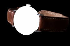 Watch strap remaining on a transparent background Watch strap remaining on a transparent background