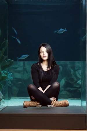 Image with fish tank background seeded