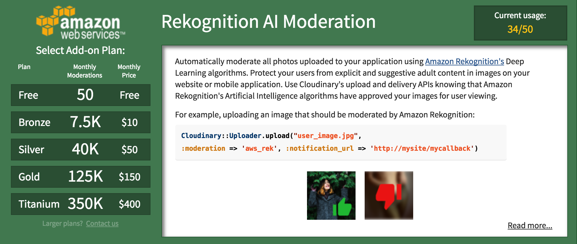 aws rekognition