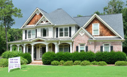 Overlay an image on all text regions at a relative size