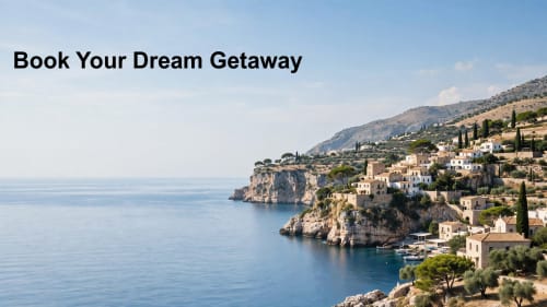 English travel banner