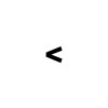 an image with a black background and a light gray %3C character on it