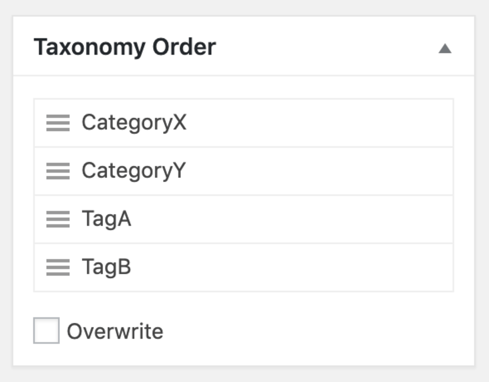 Taxonomies