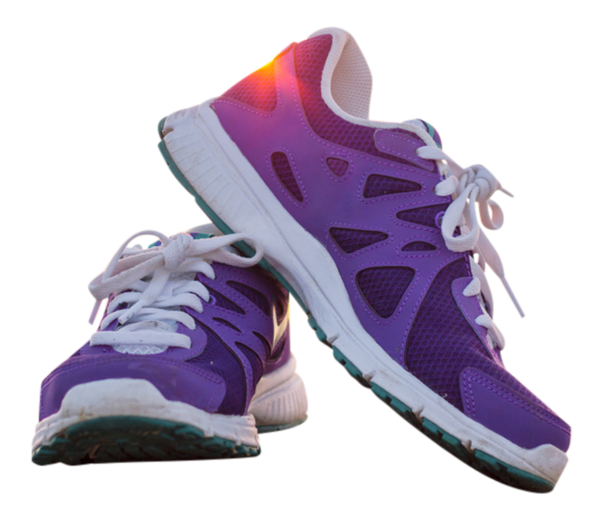 zapatillas morado