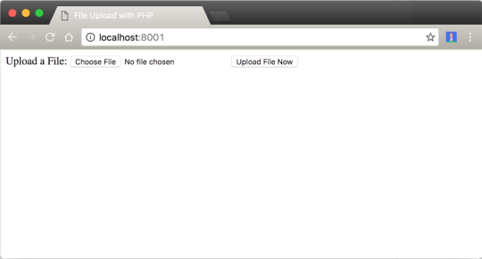 Web page with upload options Web page with upload options