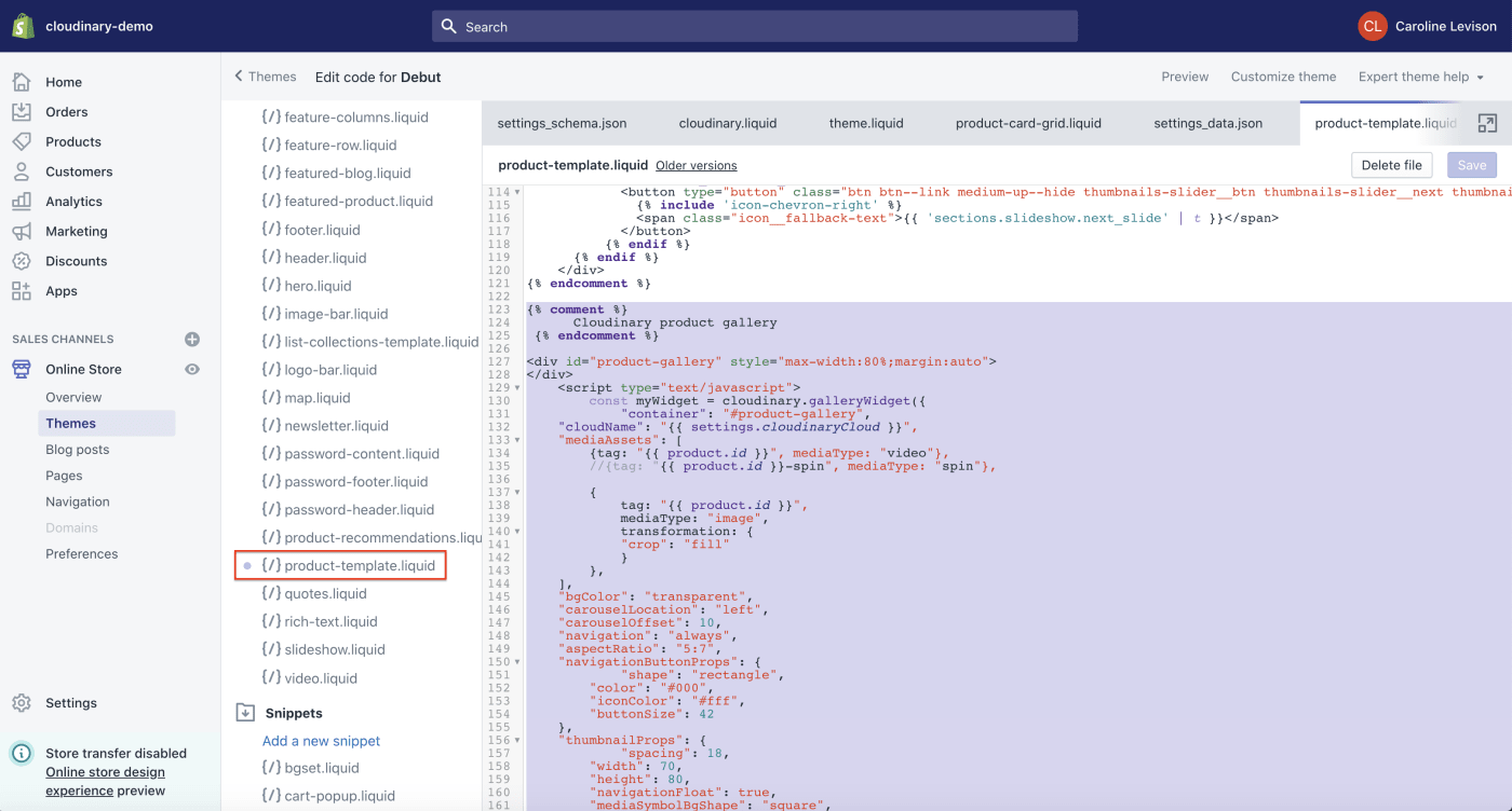 Integrating Cloudinary into Shopify the Technical Details