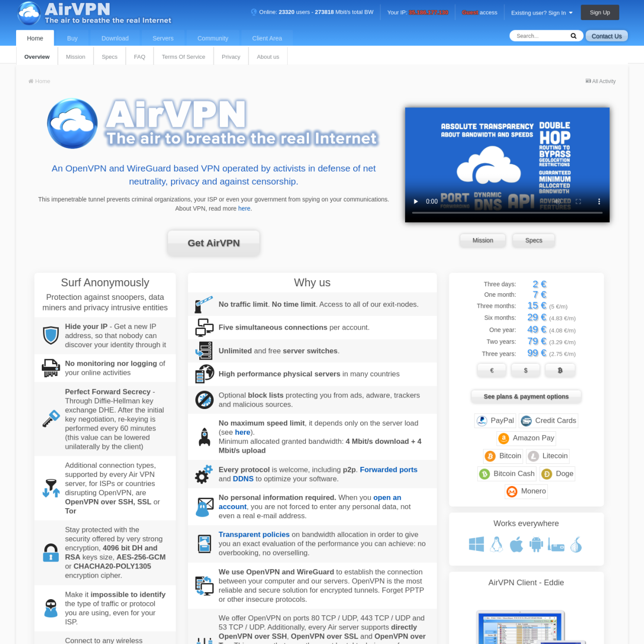 Airvpn What is this website? Review your tools Vote and share your comments