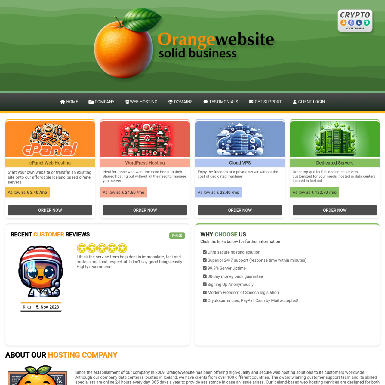 Orangewebsite