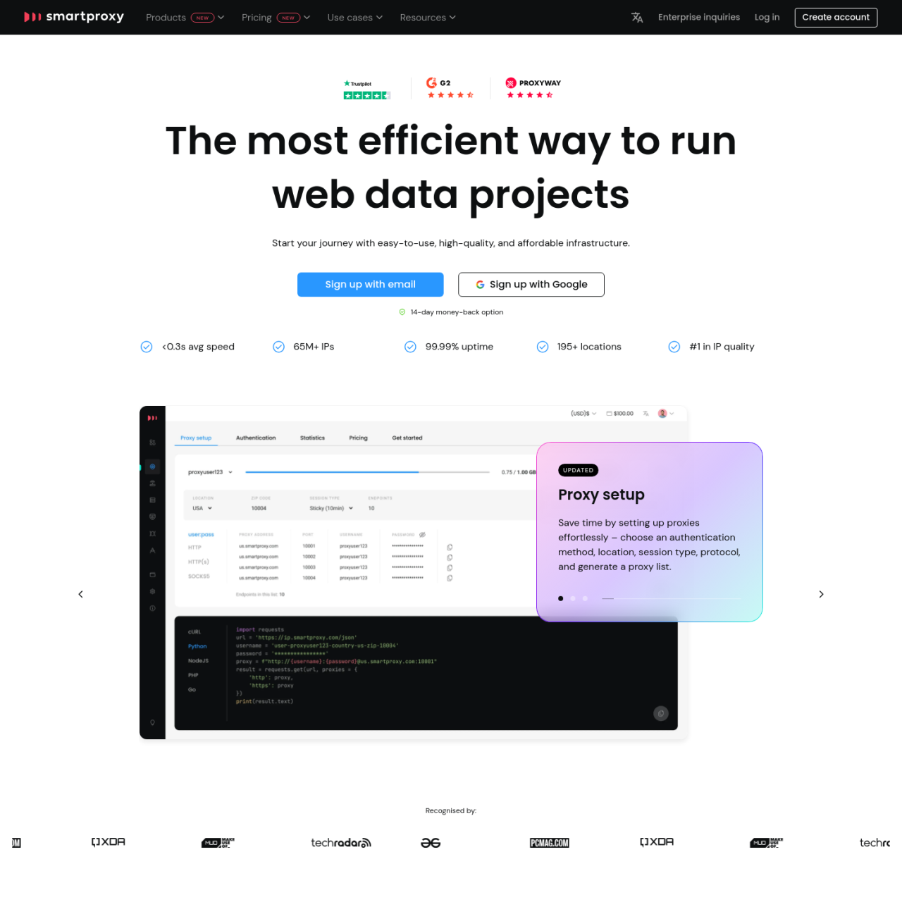 Smartproxy What is this website? Review your tools Vote and share your comments