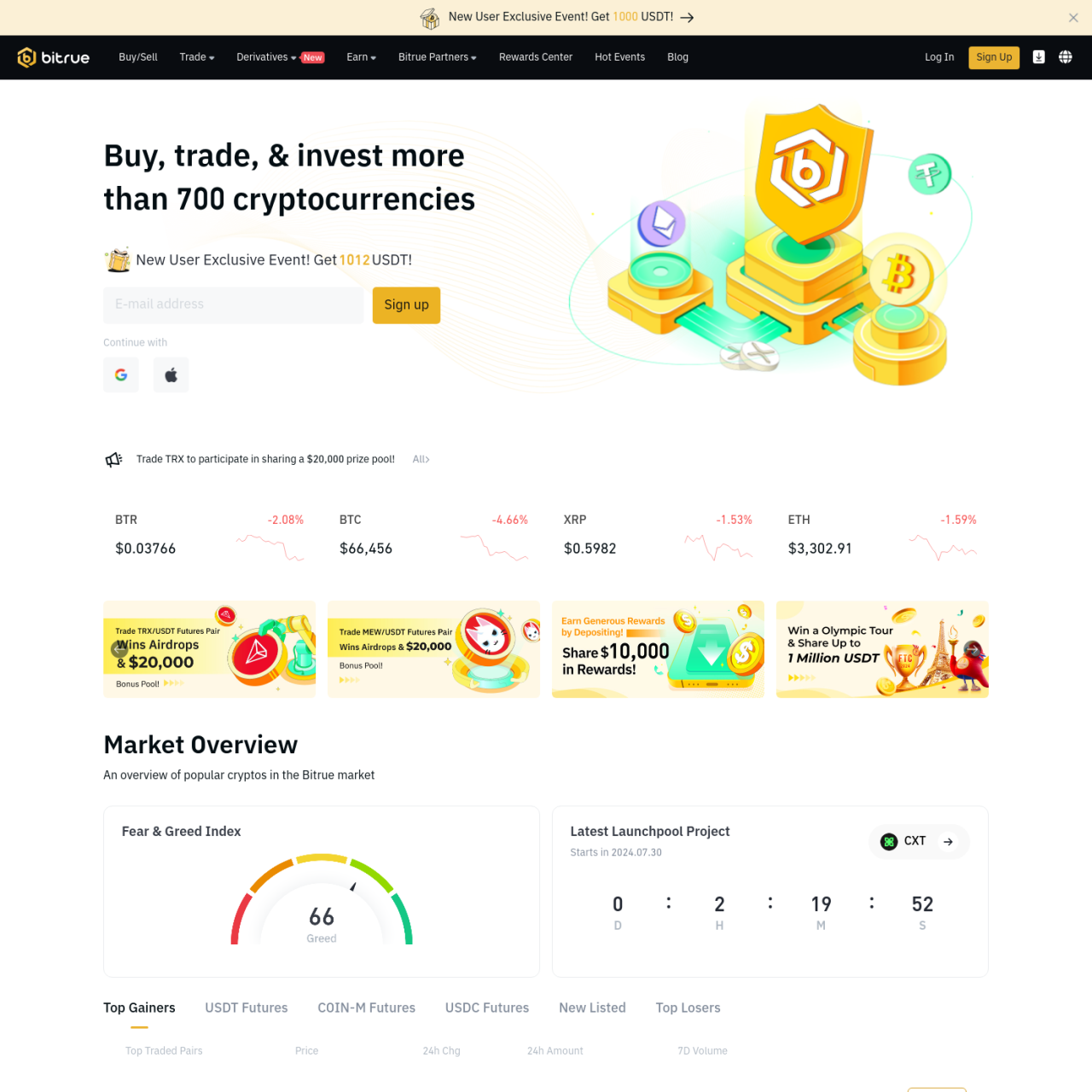 Bitrue What is this website? Review your tools Vote and share your comments